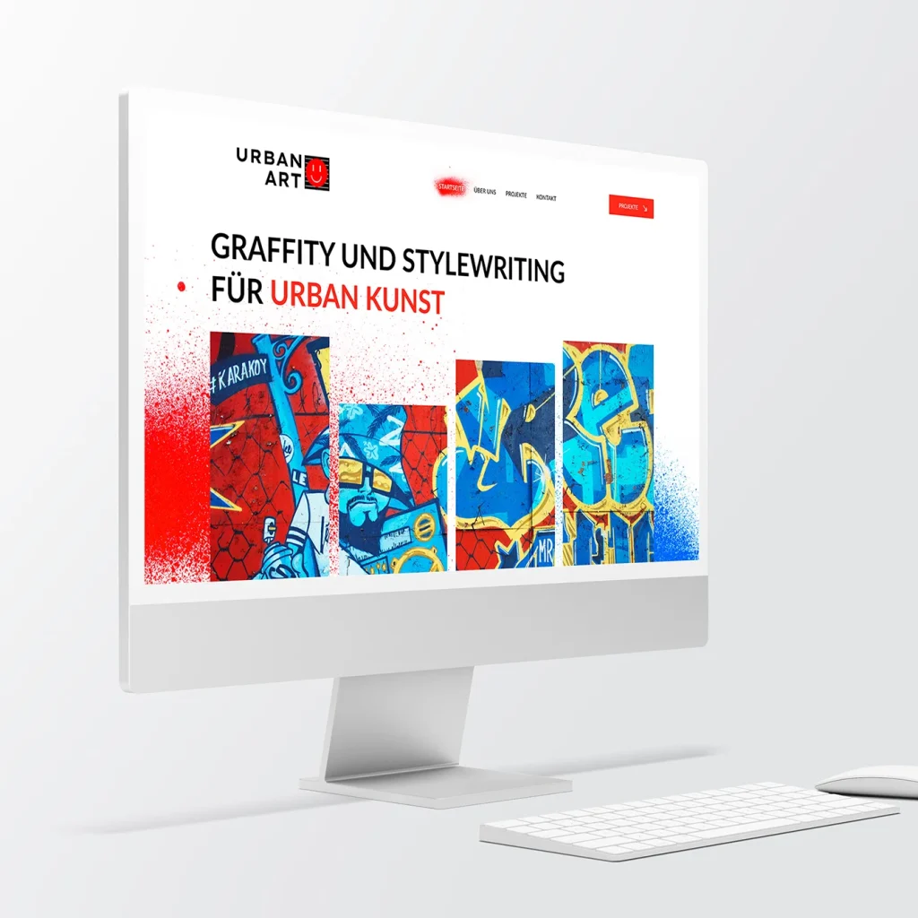 Webdesign für Urban Art – Graffiti und Stylewriting auf moderner Website
